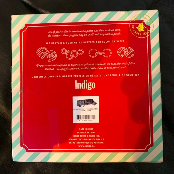 Set of Four Metal Puzzles - Picture 2 of 2